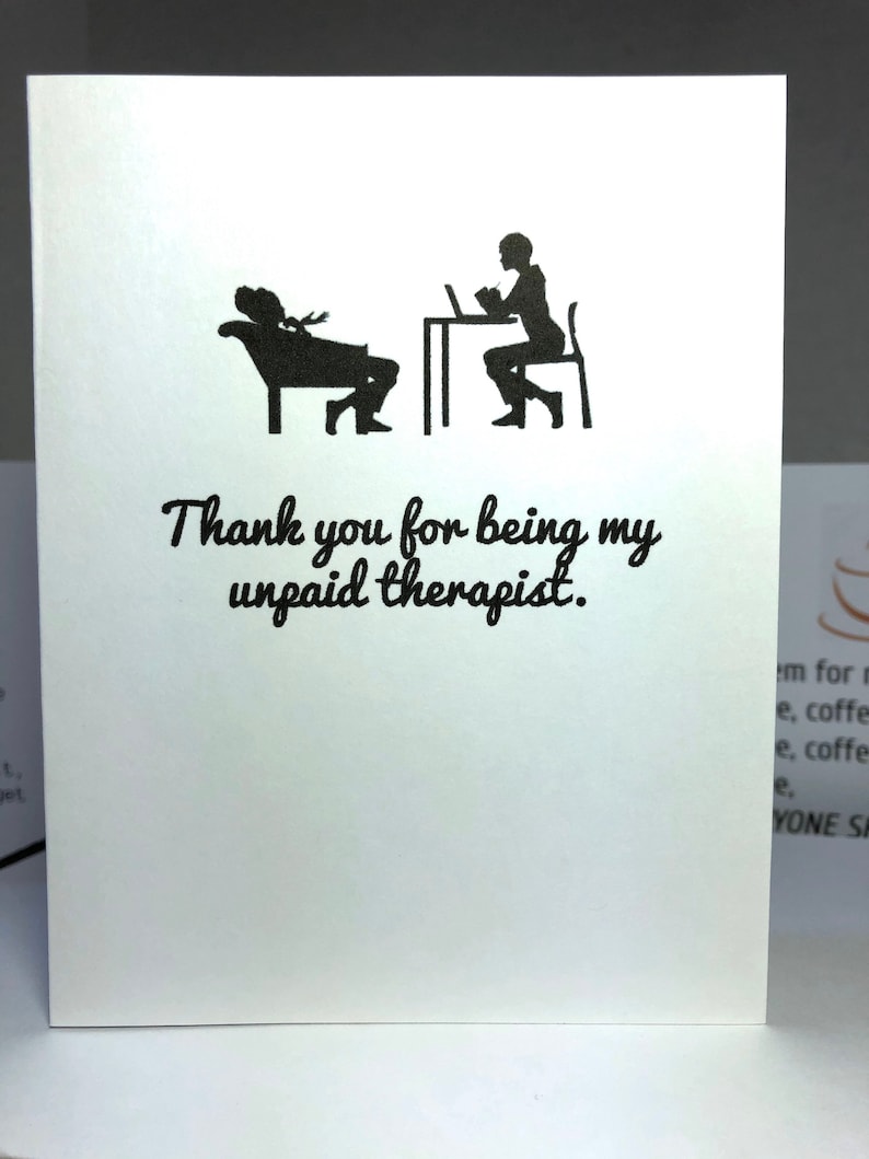 thank you card for therapist
