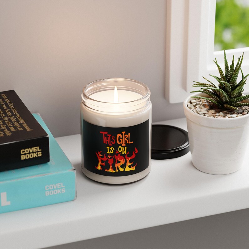 This Girl is on Fire, Funny Candle, Best Friend Gift, Candle Gift, Spa