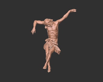 Jesus Christ Figure, Classic STL 3D Model