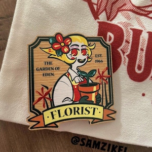 Florist Lucifer Wooden Pin