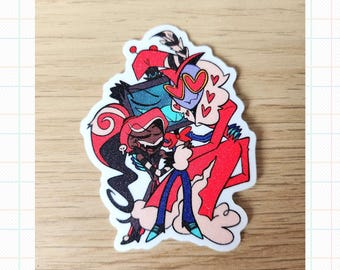 Sticker vinyle scintillant The Vees