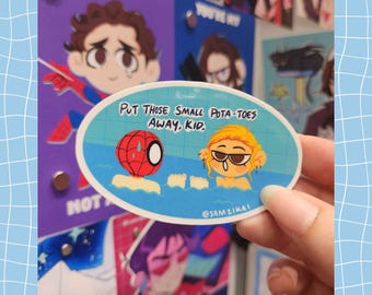 Small Pota-toes Spider-man Sticker