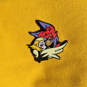 Radioapple Enamel Pin 2&quot;