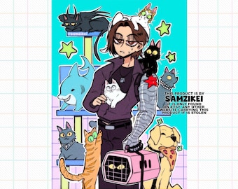 Bucky 'Petsitter' Barnes Print