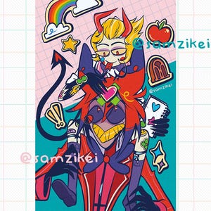 RadioApple Rainbow Print