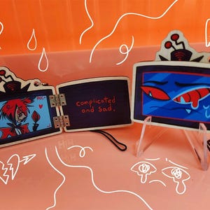Llavero de madera con bisagras radiostáticas