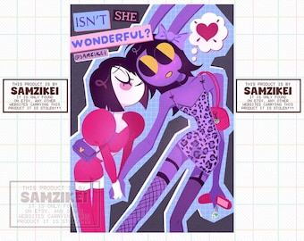 Isn't She Wonderful Funnybunny Print