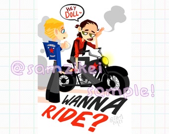 Stucky 'Wanna Ride?' Small Print