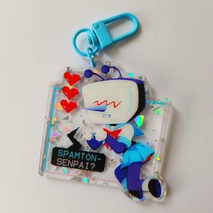 PREORDER! Spamtenna Doki Doki Keychain