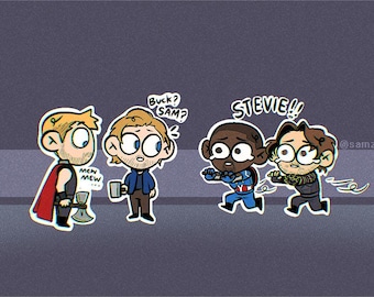 SamSteveBucky Reunion Print