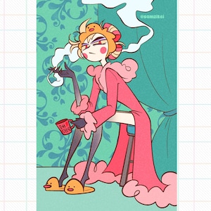 Lucifer hazbin hotel poster - Etsy 日本