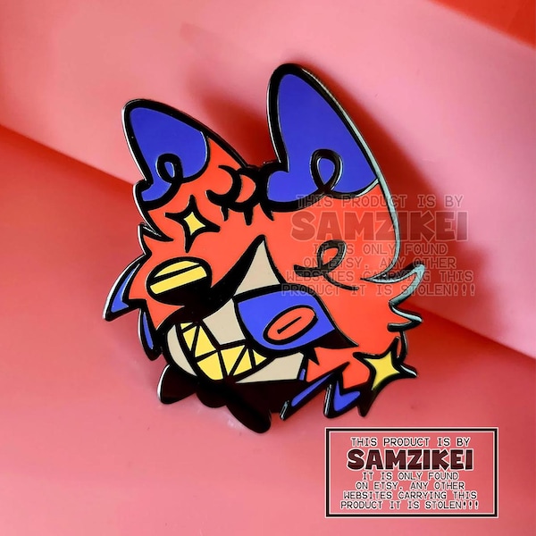 Pin esmaltado de Alastor de 2"