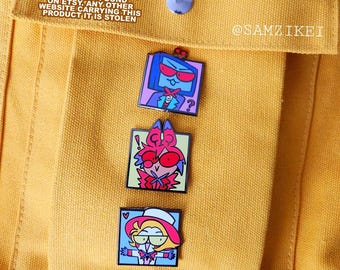 HAZBIN HOTEL Boxed Blorbos Enamel Pins (Alastor, Lucifer, Vox)
