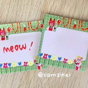 SALE! Butcher x Florist Radioapple AU Sticky Notes Pad