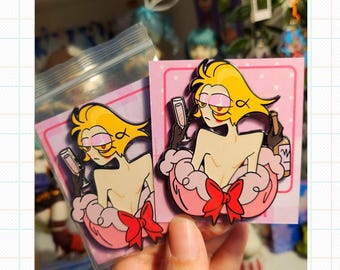 Lucifer Sad Daddy Enamel Pin 2.5"