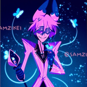 バタフライアラスタープリント