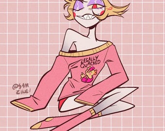 Legally Ducked Lucifer Print