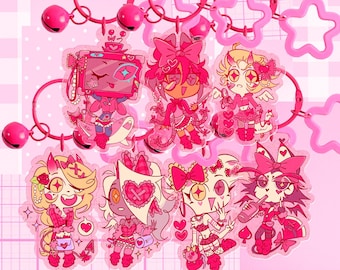 Gyaru Hazbin Keychains Wave 1 (PREORDER!)
