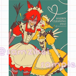 RadioApple Maids 8.5 x 11 in Print