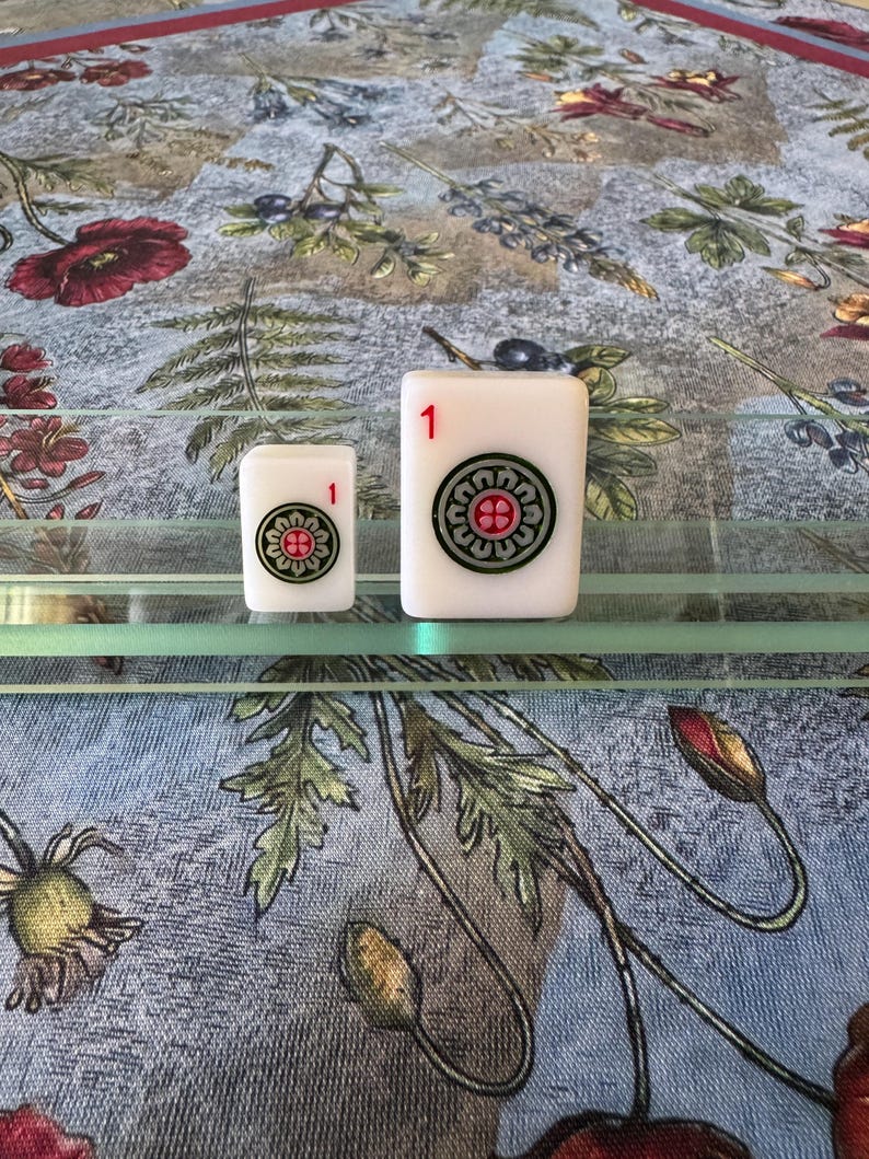 Juego de Mahjong de Viaje – Colección Blueberry Summit, Mini Fichas, Kit de Juego Portátil imagen 2
