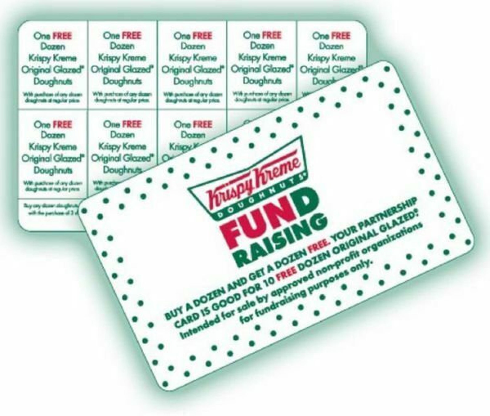 3Krispy Kreme BOGO Cards Buy 1 Get 1 Dozen Free 10 Offers Etsy