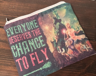 Wicked zipper pouch