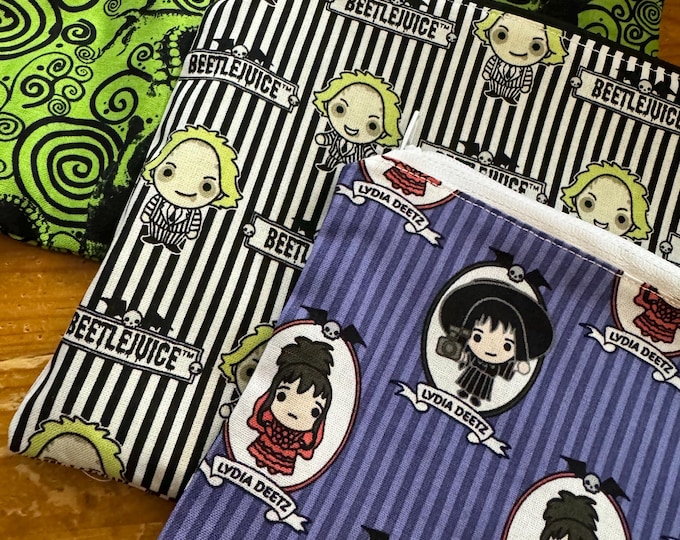 BeetleJUICE zipper pouch