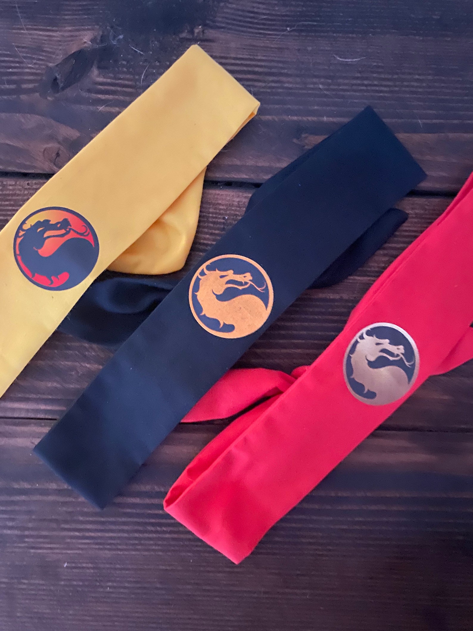 MORTAL COMBAT Headbands Etsy
