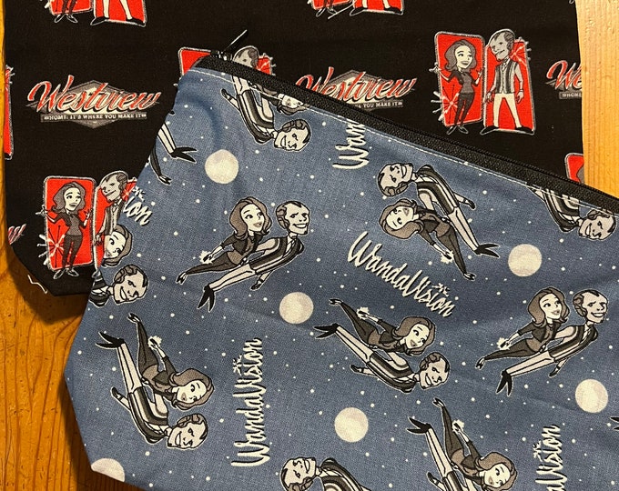WandaVision zipper pouch