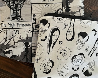 Addams Family zipper pouch
