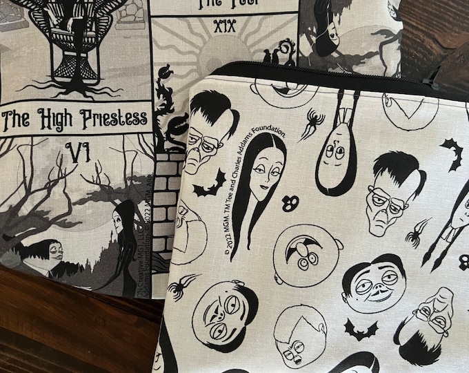 Addams Family zipper pouch