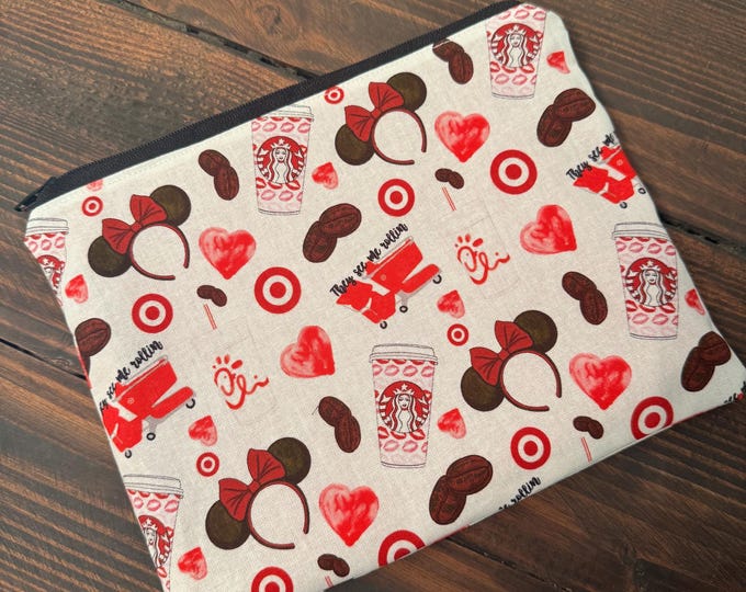 My favorite things zipper pouch