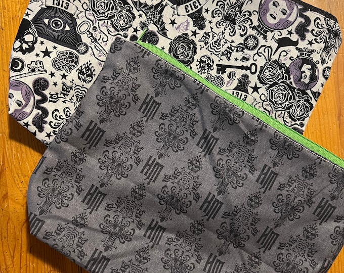 Haunted Mansion zipper pouch