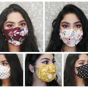 3D Cotton Face Mask: Anti-Fog, Filter Pocket, Adjustable