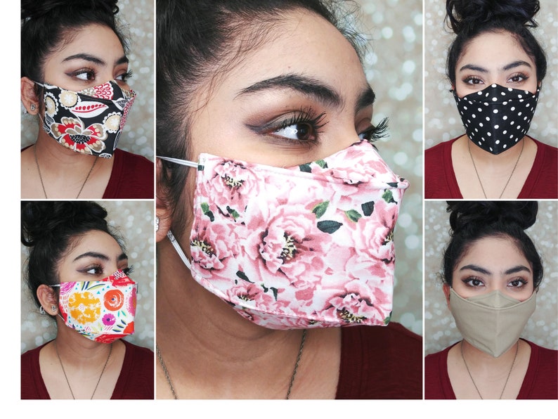 Easy breathe 3d face mask, Anti fog face mask for glasses image 1