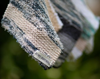 Scrubby dish cloth, hand knitted, 100% cotton