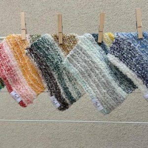 Cotton scrubby Dish Cloth, hand knitted