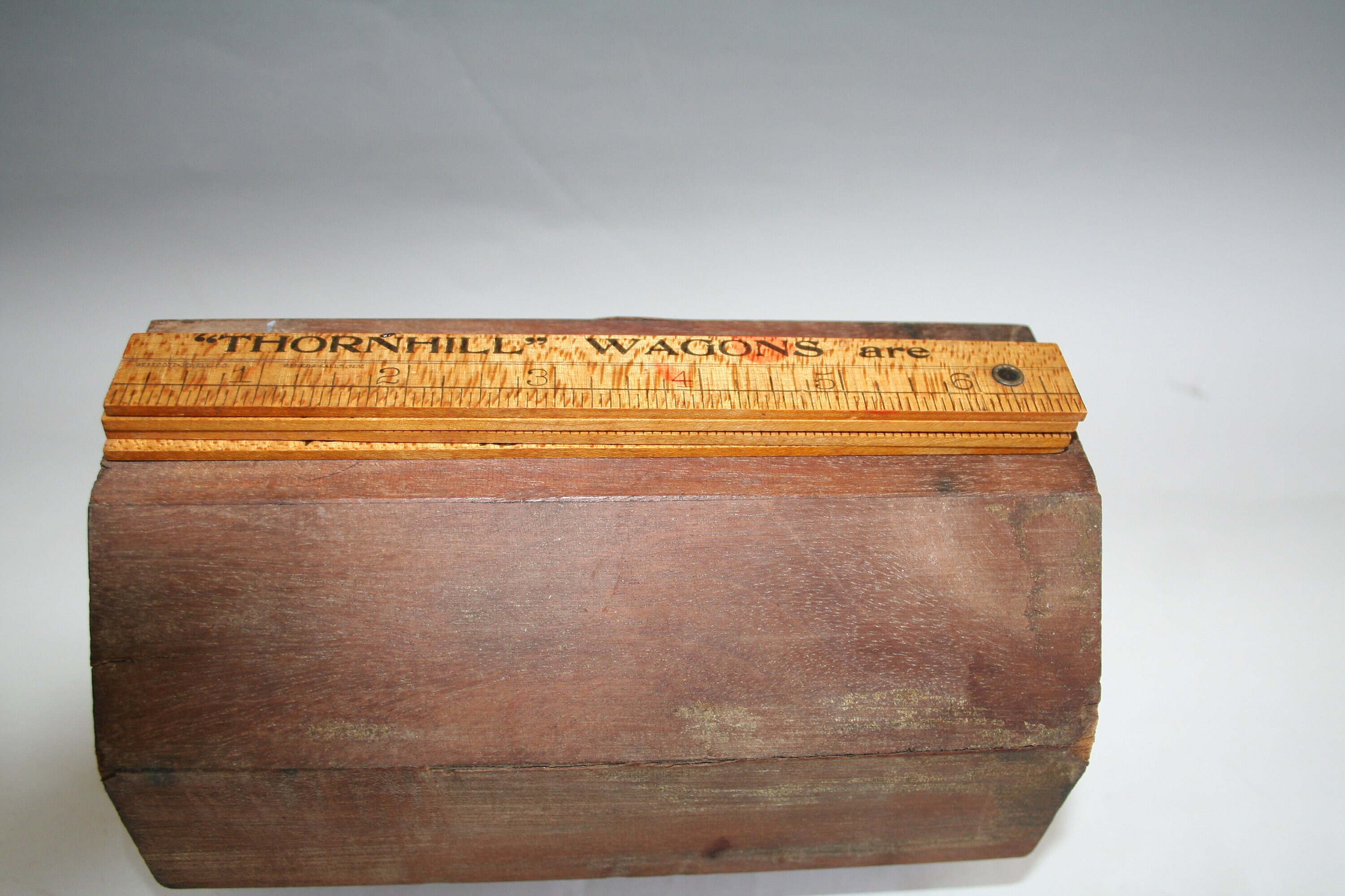 Thornhill Wagon Folding Ruler Antique Collectible Etsy