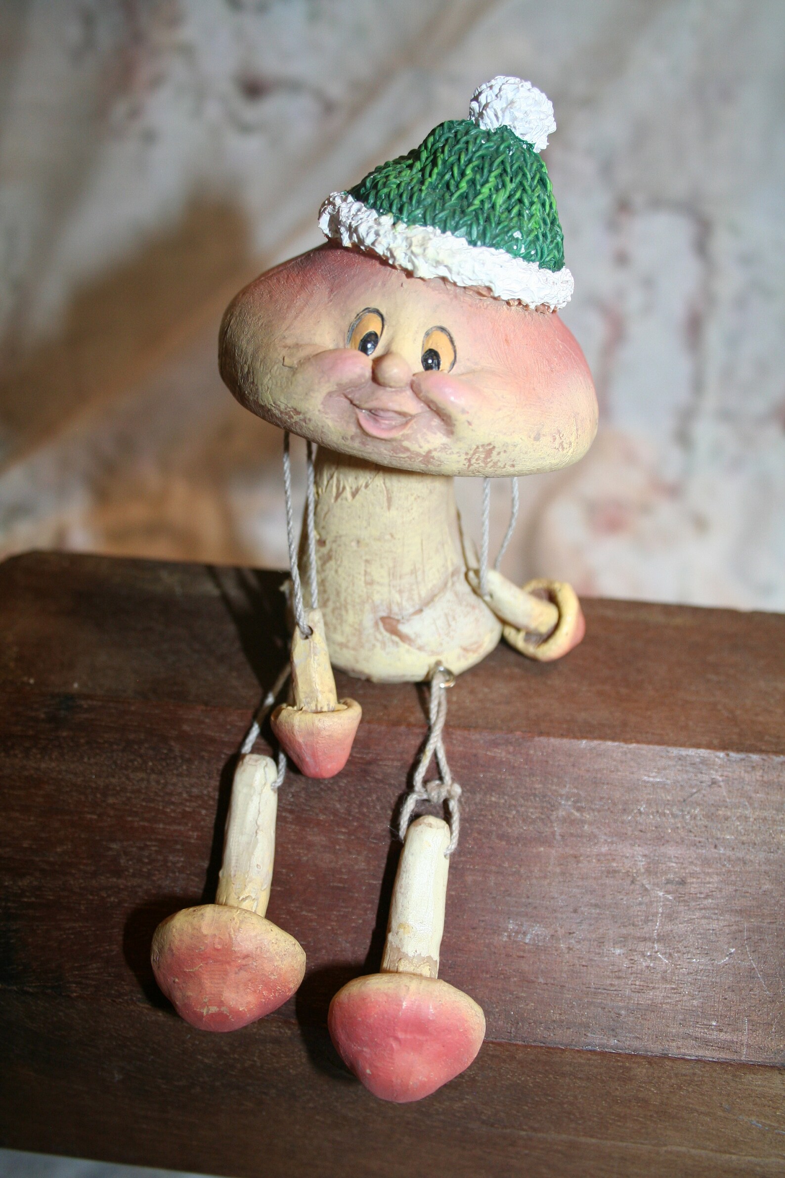 MUSHROOM Smiling Vegetable/fruits Garden Buddy Shelf Sitter Etsy
