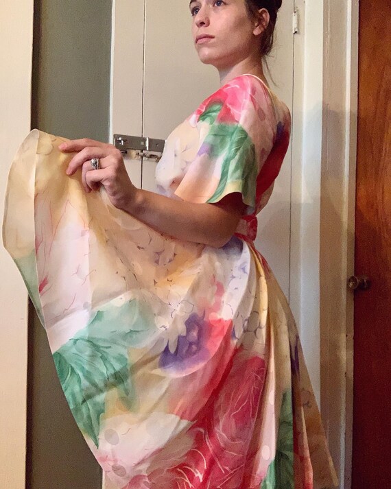 1980s Diane Dickinson Silk Dress // Fabulous Flora