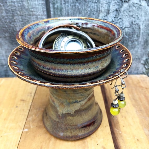 Pottery on sale earring holder