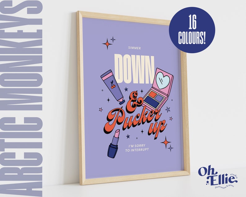 Do I Wanna Know? Print, Simmer Down and Pucker Up, Arctic Monkeys ...