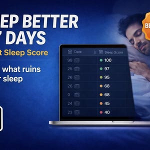 Notion Sleep Tracker with Smart Sleep Score | Improve Sleep & Find What Ruins Your Nights