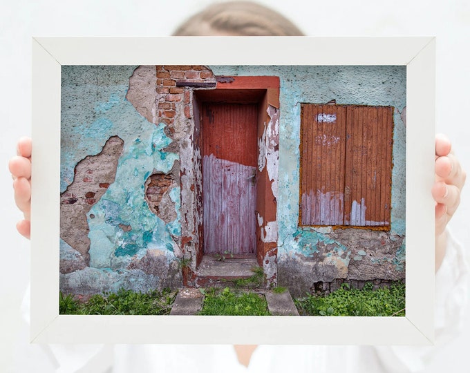 Photo of an old house in Poland, Poster Print, Dibond, Fine Art Hahnemühle