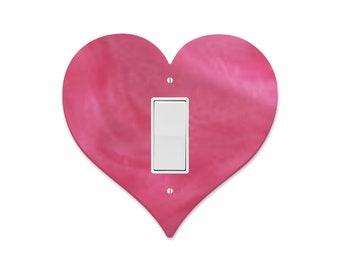 Heart Wall Light Switch Cover / Love Light Switch Cover / Hearts Wall Light Switch Cover / Cute Power Switch Plate / Heart Outlet cover