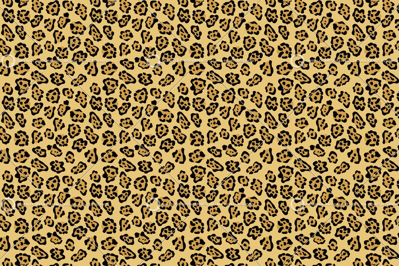 Seamless Jaguar Spots Pattern Digital Download Digital | Etsy