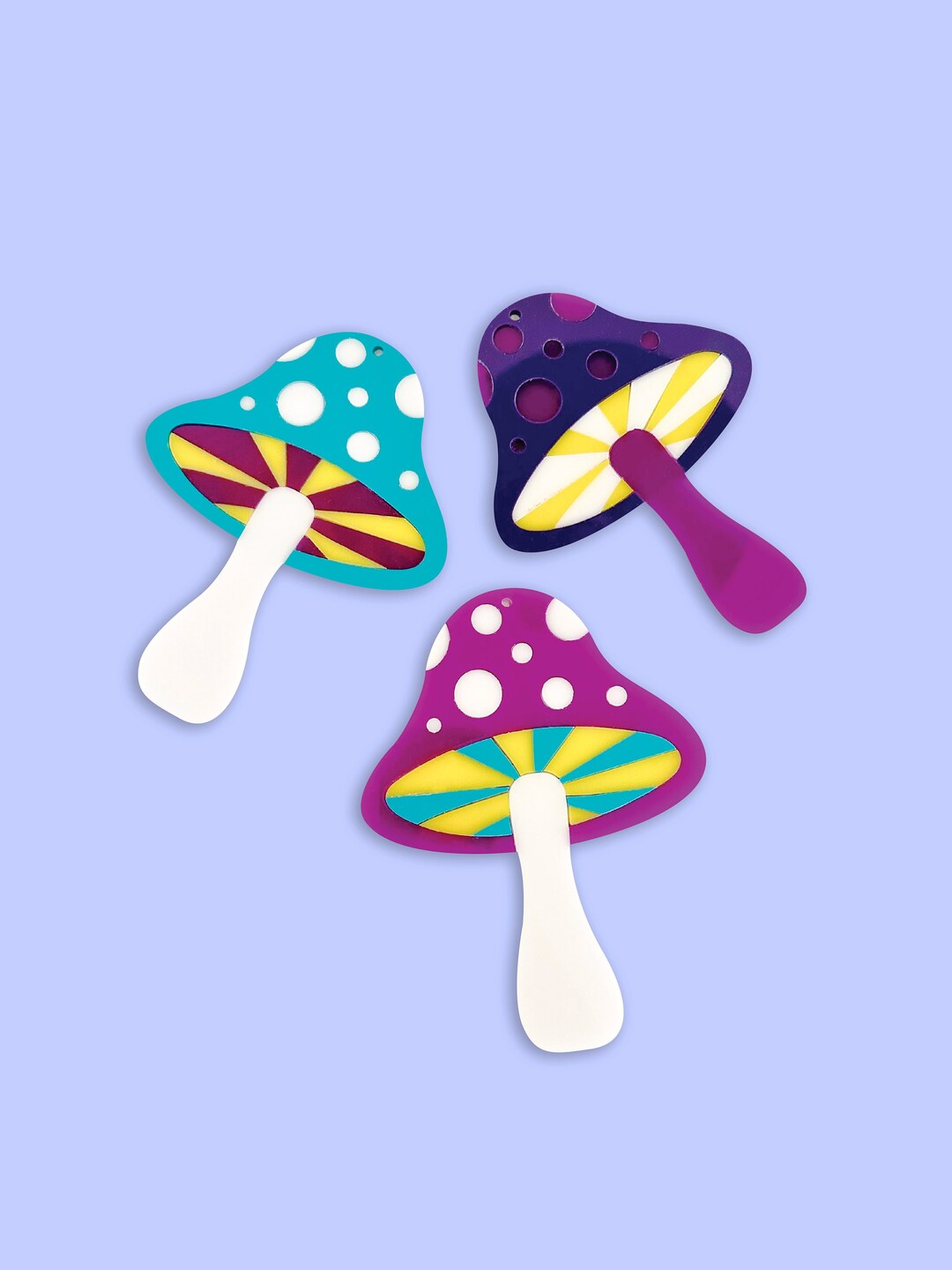 Acrylic Mushroom Wall Decor / Mushroom Gift / Mushroom Art / Etsy