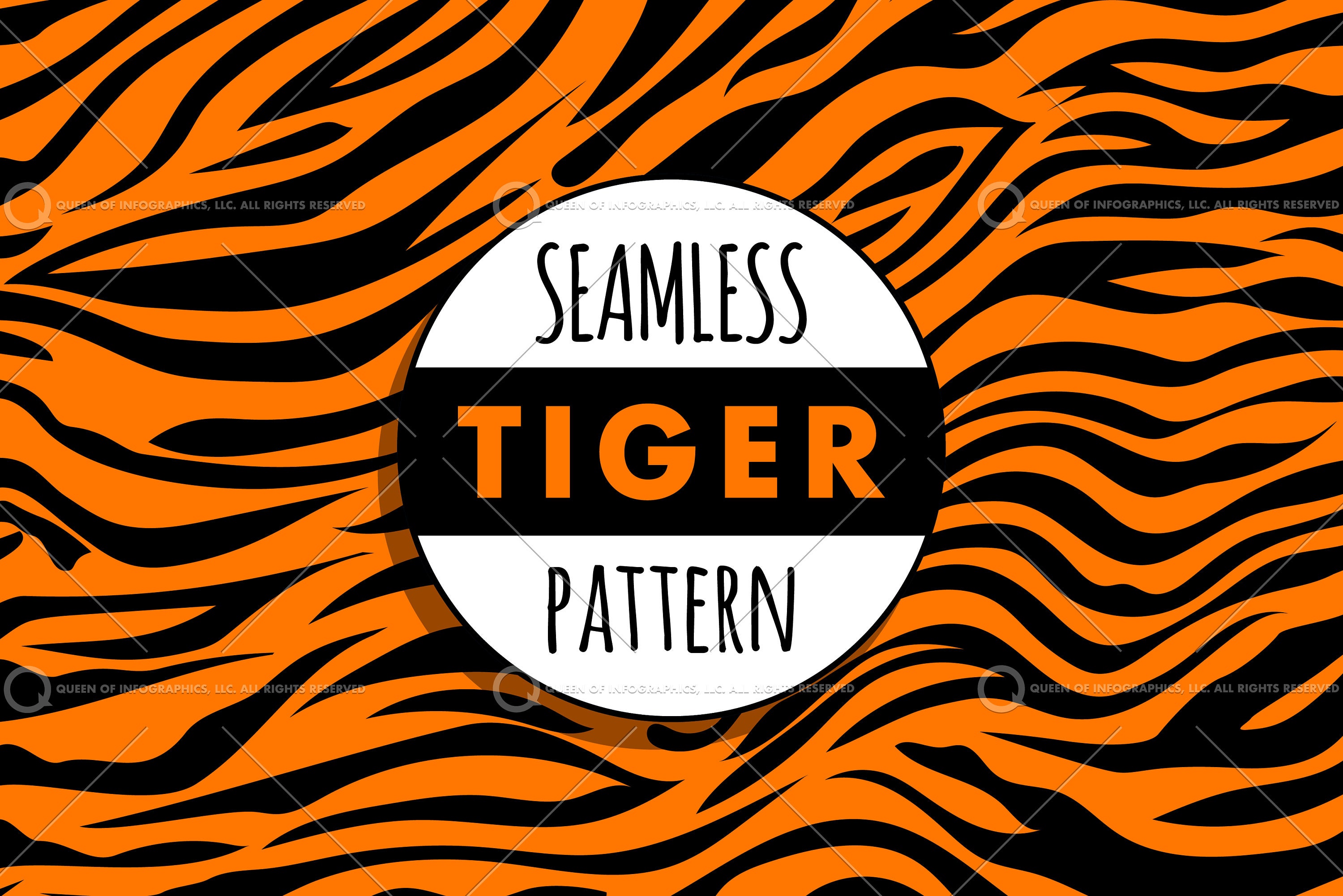 Seamless Tiger Stripes Pattern, Digital Download, Digital Repeatable  Pattern, Png Jpg Svg Eps .ai Vector Pattern, High Quality Animal Print -   Canada