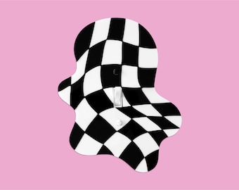 Black & White Checkerboard Light Switch Cover - Checker Switch Plate: Toggle, Rocker, Outlet