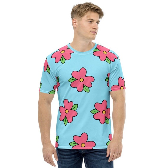 Homer Simpson Flower T-shirt. Pink Flowers. Floral Pattern -  Finland